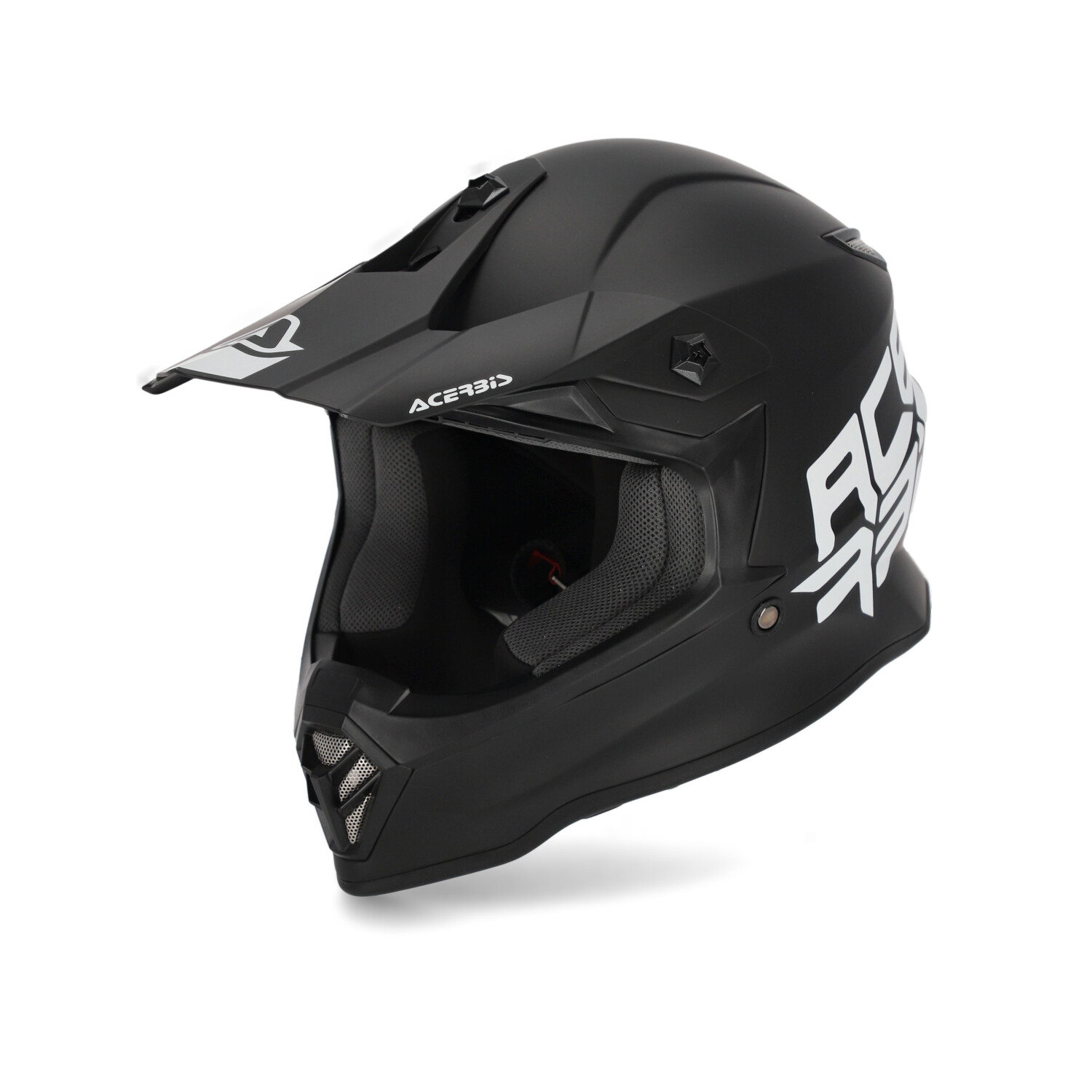 Casco off road infantil Acerbis Steel Kid negro