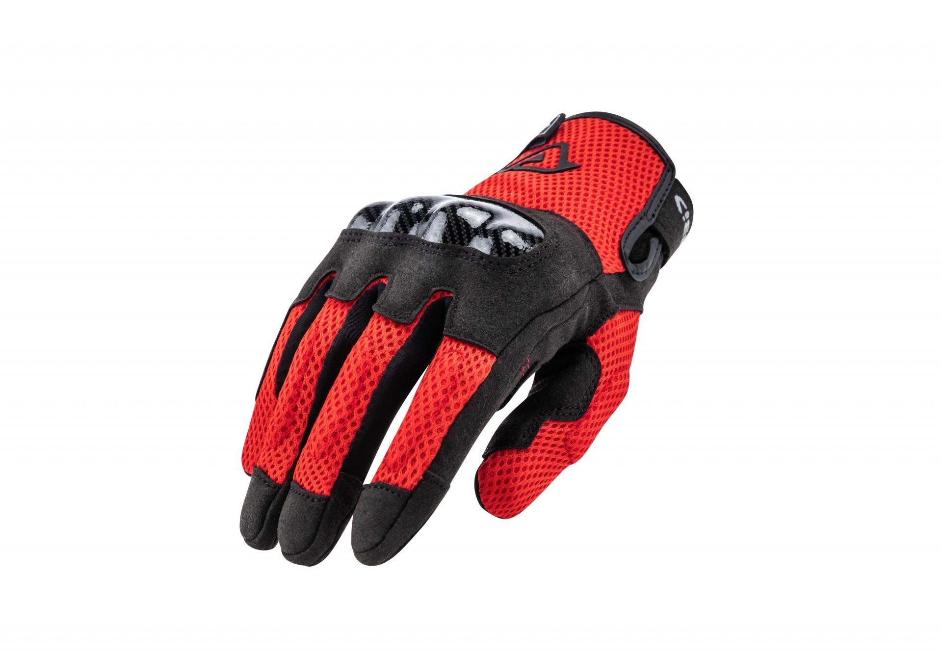 GUANTES CE RAMSEY Negro Roj S