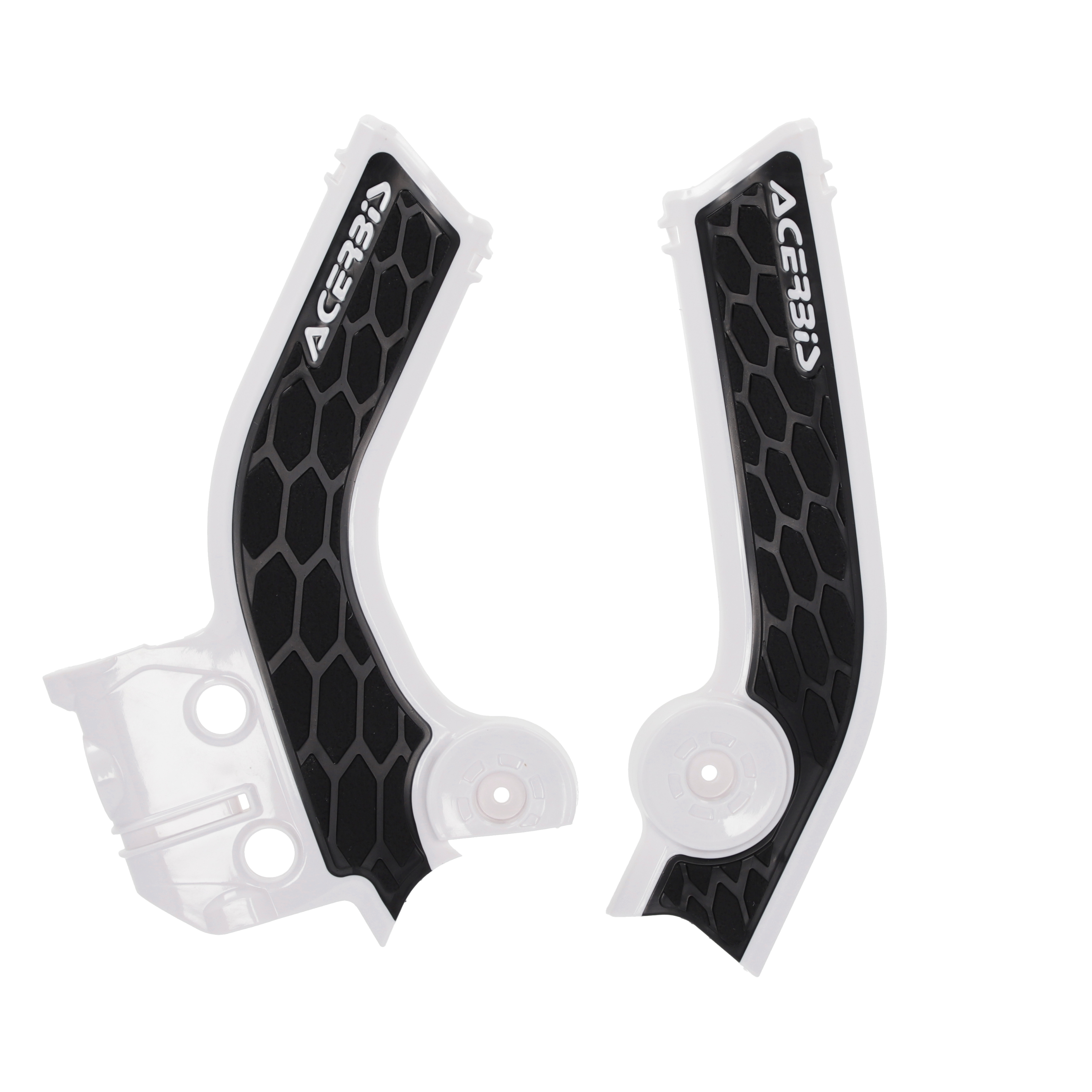 Protectores chasis Kove 450 Rally Blanco/Negro
