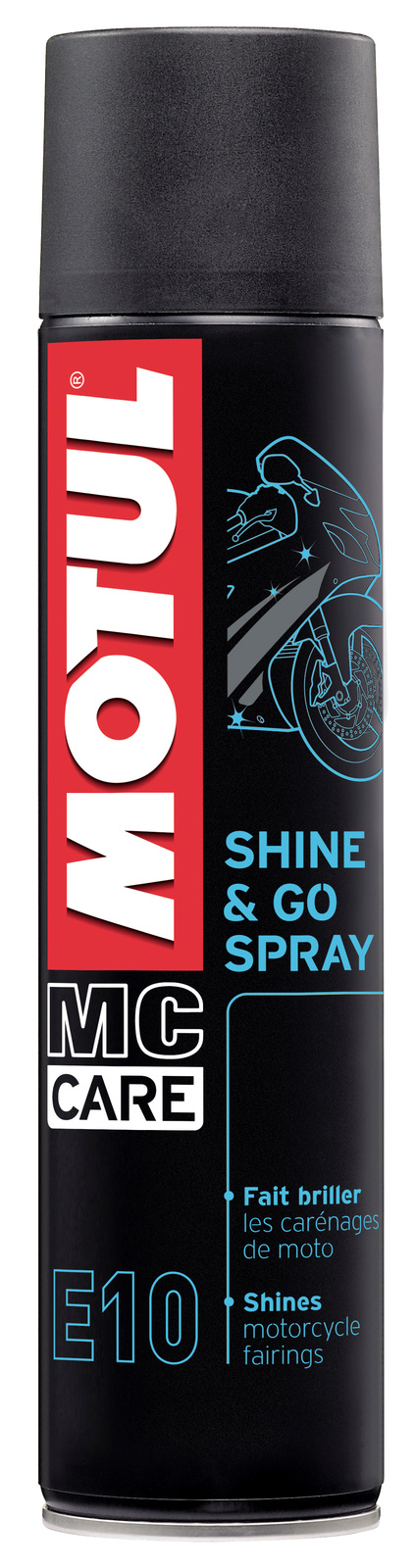 Abrillantador moto MOTUL E10 Shine Go Spray