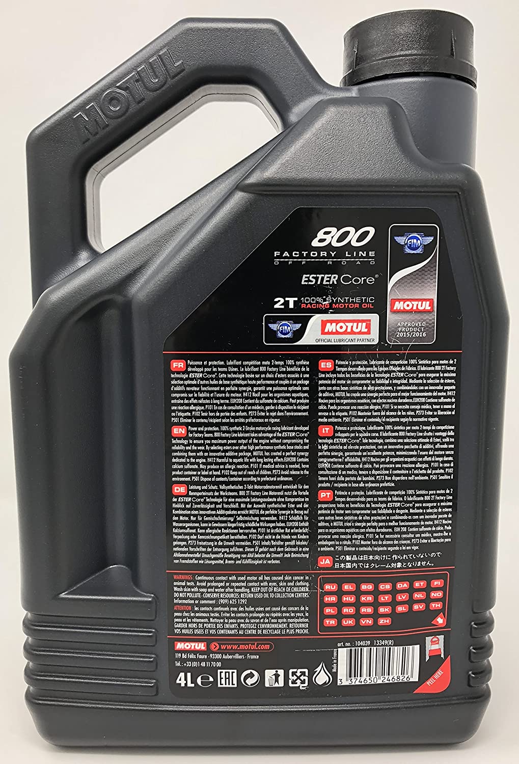 Motul Aceite Motul 800 2T FL Off Road 4L, foto 2