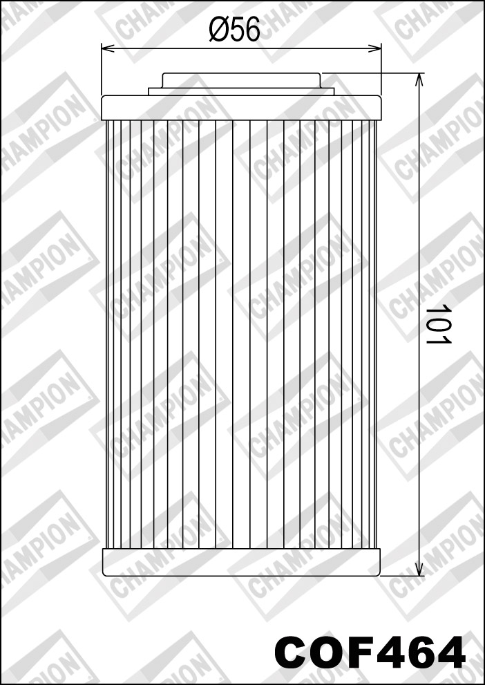 Filtro de aceite Champion COF464