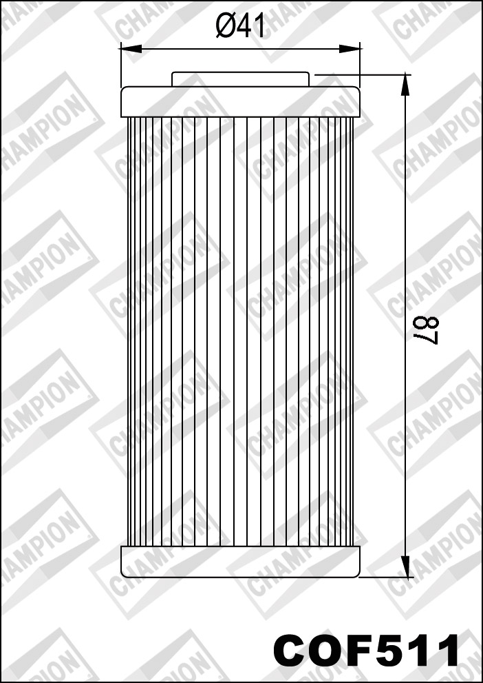 Filtro de aceite Champion COF511