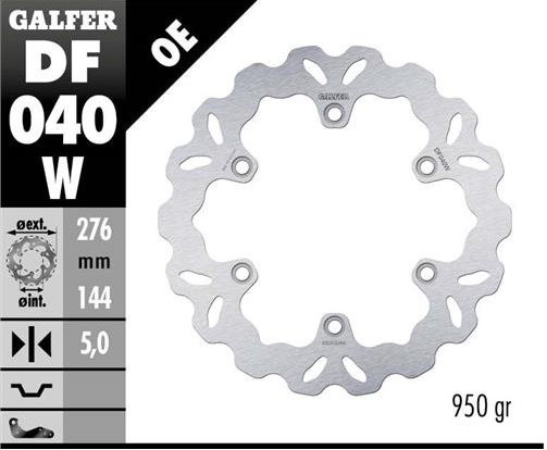 Disco GALFER Wave Fijo 276x5mm