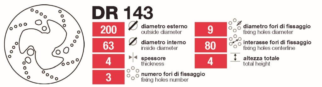 Discos De Freno Tras Rieju Mrx-Smx - DR143