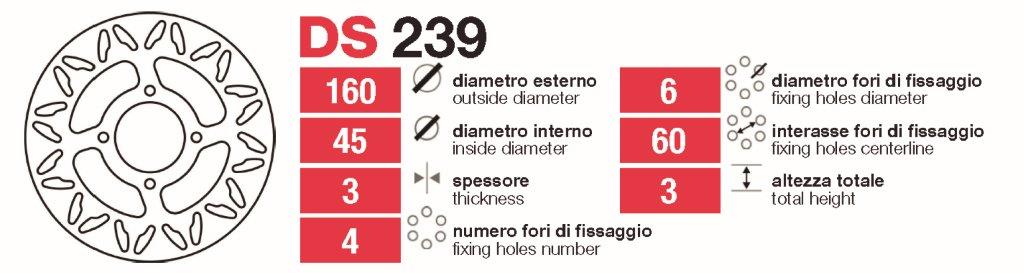 Discos De Freno Tras Ktm 65-80 - DS239