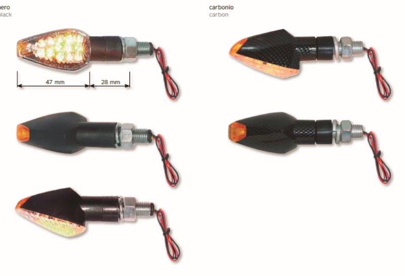 INTERMITENTES LED CARBONO PAREJA