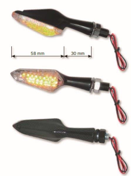 INTERMITENTES ARROW LED CARBON