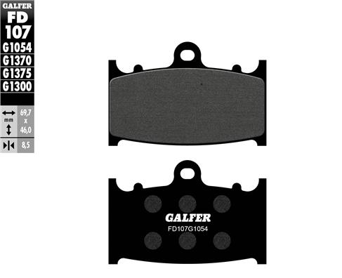 Pastillas GALFER FD107G1370 Sinter Street