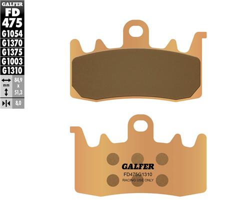 Pastillas GALFER FD475G1310 Sinter Racing