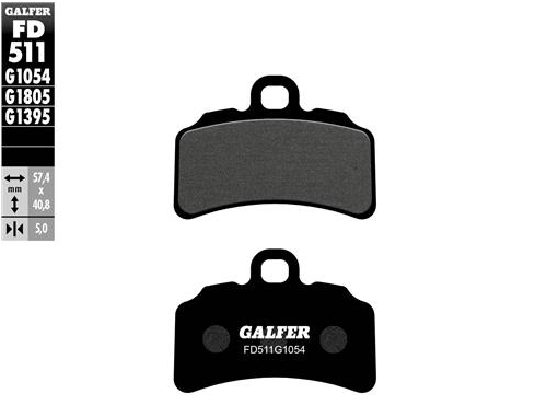 Pastillas GALFER FD511G1805 Trial Top
