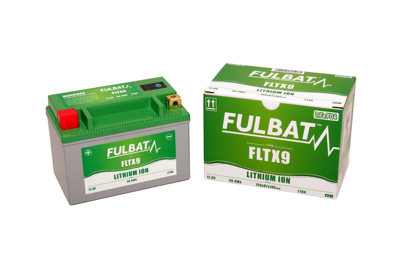 Bateria Litio Fulbat Ytx9-Bs - FLTX9