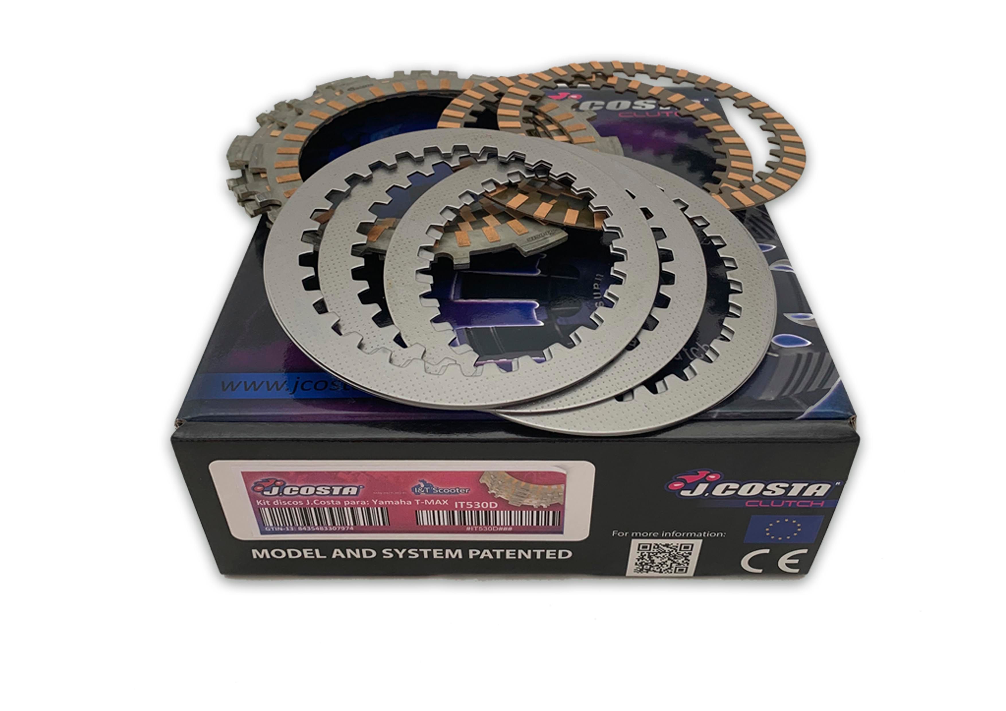 Clutch discs for T-MAX 500 (J.Costa), T-MAX 530