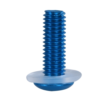 Tornillos cúpUla/carenado azul 4mm Oxford