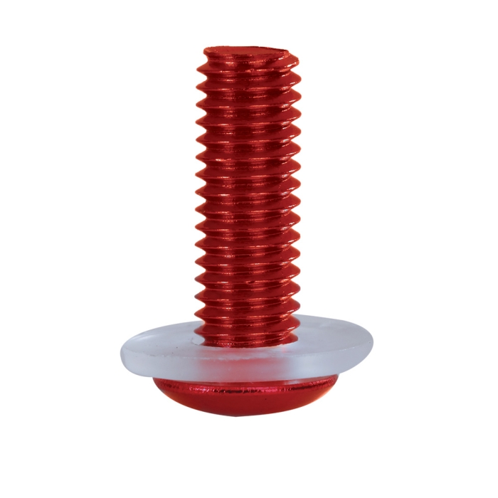 Tornillos cúpula/carenado Rojo 4mm Oxford