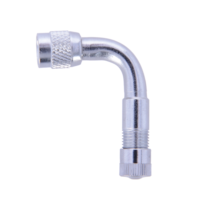 Adaptador de válvula Oxford 90°  Cromado