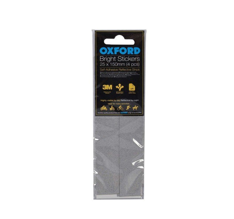 Bright Stickers - Reflective 25 x 150mm (4 pcs)