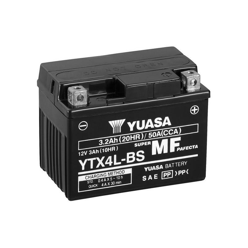 Batería para motocicleta Yuasa YTX4L-BS MF
