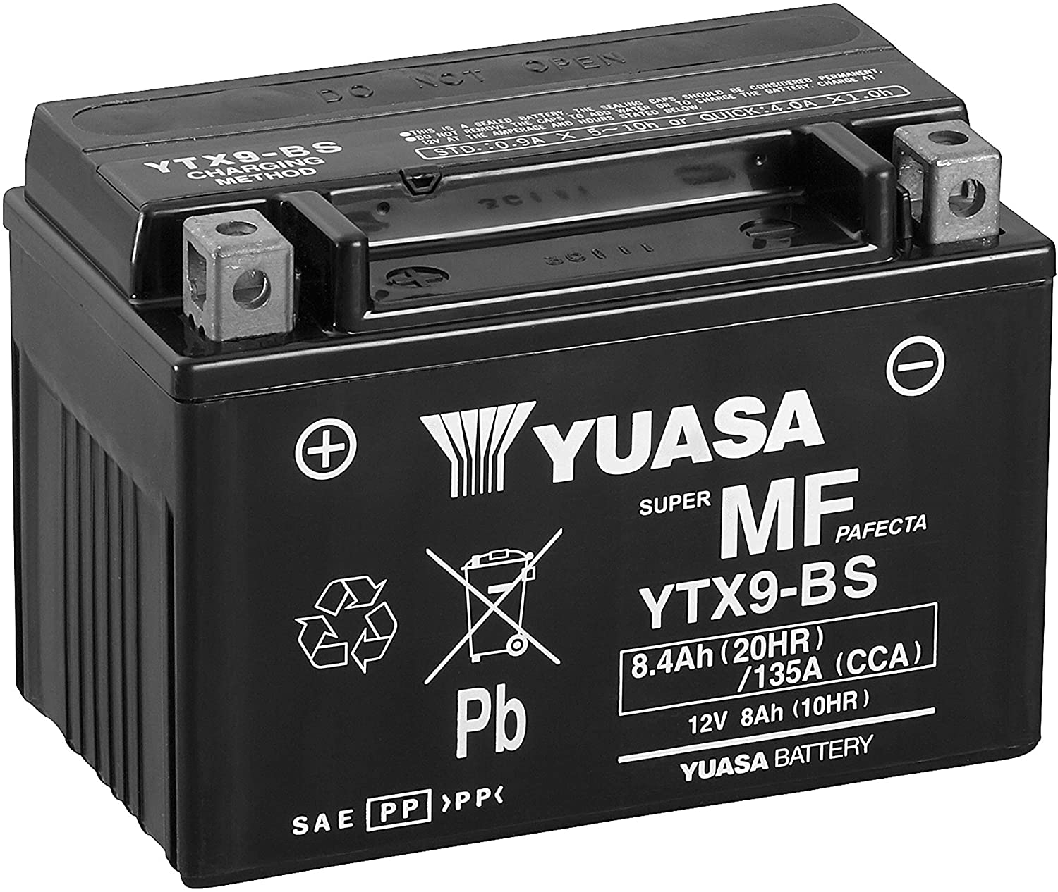 Batería para motocicleta Yuasa YTX9-BS MF